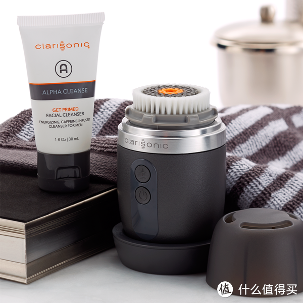 增加“大胡子”模式强力清洁：Clarisonic 科莱丽 ALPHA FIT 男士专用洁面刷