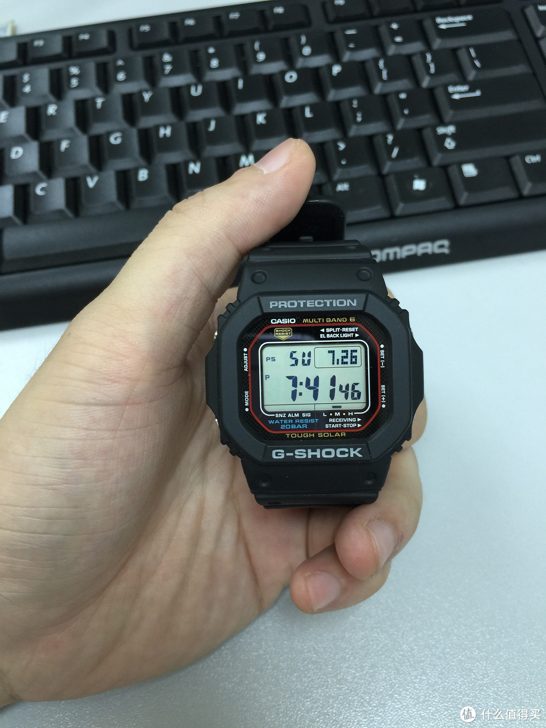 纪念我的第一次海淘 — Casio 卡西欧 Men's GWM5610-1 男款腕表