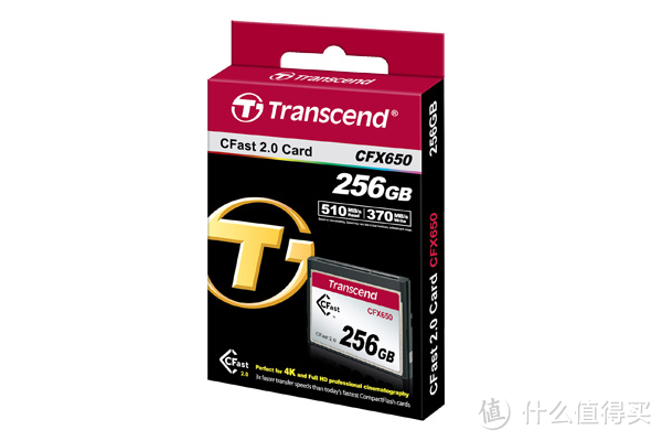 读取510MB/S写入370MB/S：Transcend 创见 推出 CFX650 CFast 2.0 存储卡