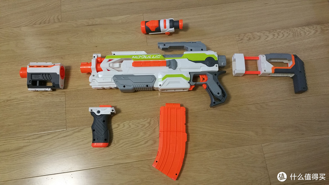 插拔合体的欲望：Hasbro 孩之宝 NERF  Modulus ECS-10 模块组装系列 软弹发射器