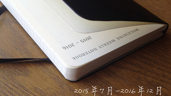 Moleskine 2015-2016年 18个月黑色软面周记本