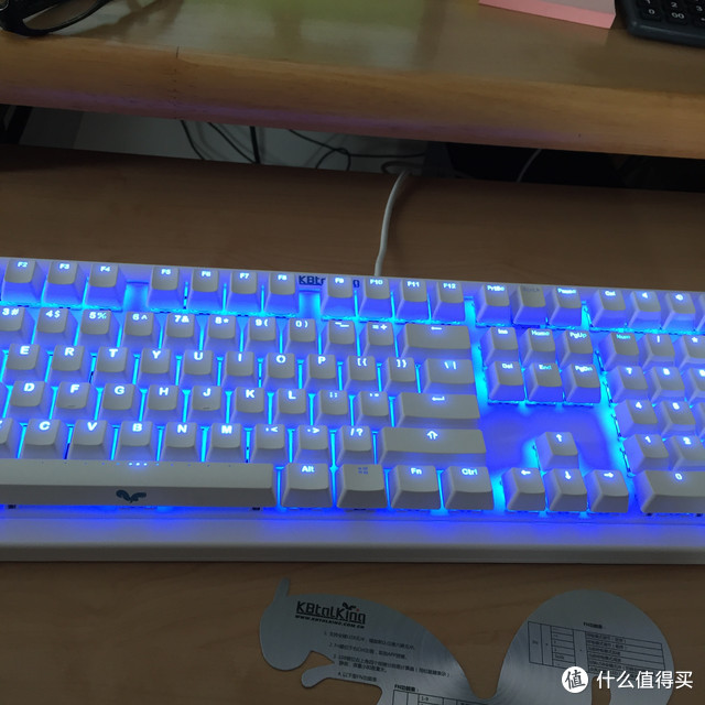 KBtalking 键谈坊 松鼠轴 NEXT 108 白色青轴