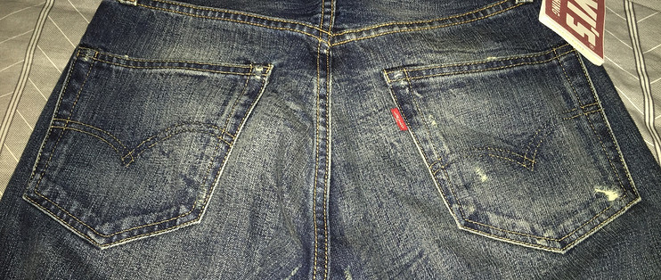 土产赤耳Levi's Vintage LVC 67505-0071 大E 男款牛仔裤_男士牛仔裤_