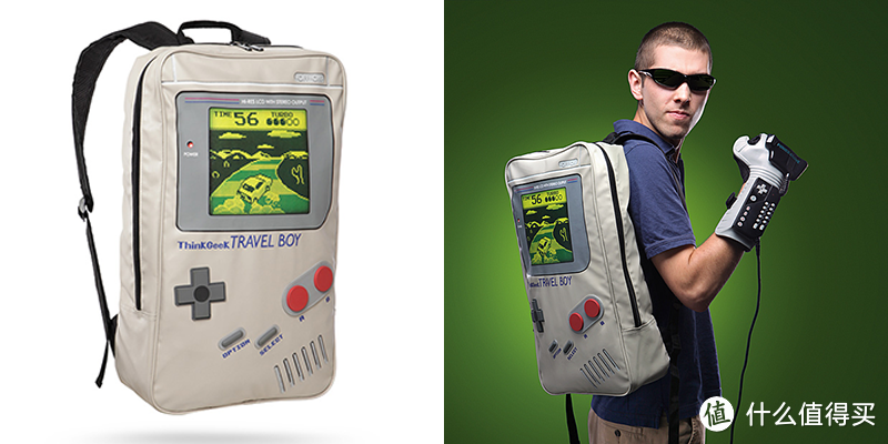 100%还原游戏画面及按键：ThinkGeek 推出 Gameboy纪念主题旅行背包