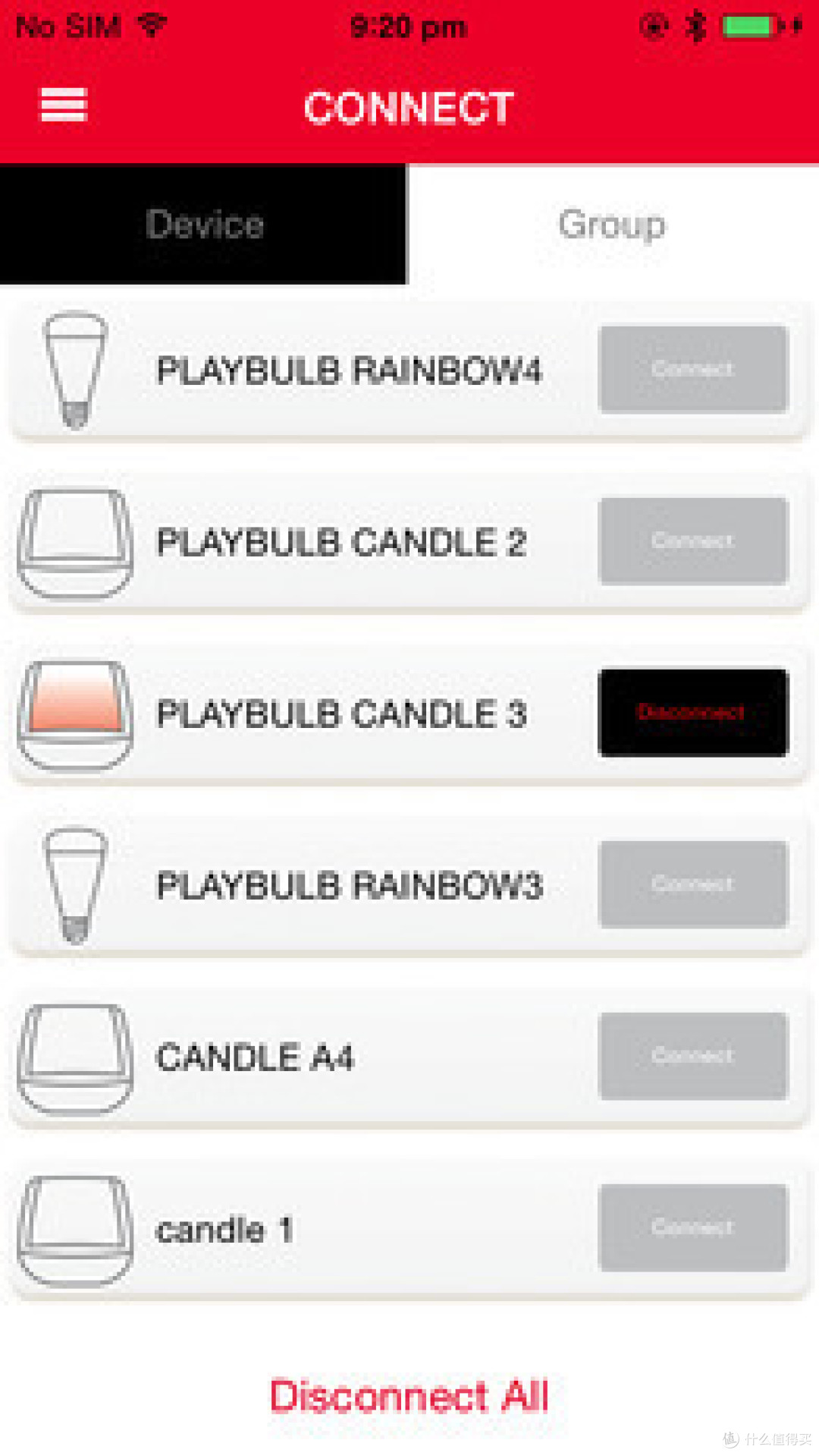 MiPow PLAYBULB 无火烛灯