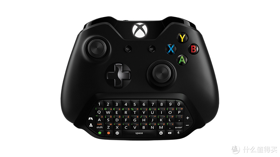 为Xbox One开启畅聊模式：Microsoft 微软 发布 新款手柄用Chatpad拇指键盘