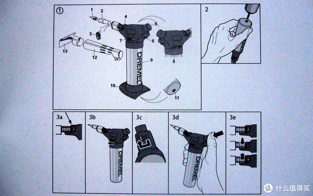 DREMEL 琢美 2200-4 多功能瓦斯喷灯 F0132200JA