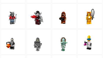 16款人仔都是妖怪主题：LEGO 乐高 公布 第14季“人仔抽抽乐”