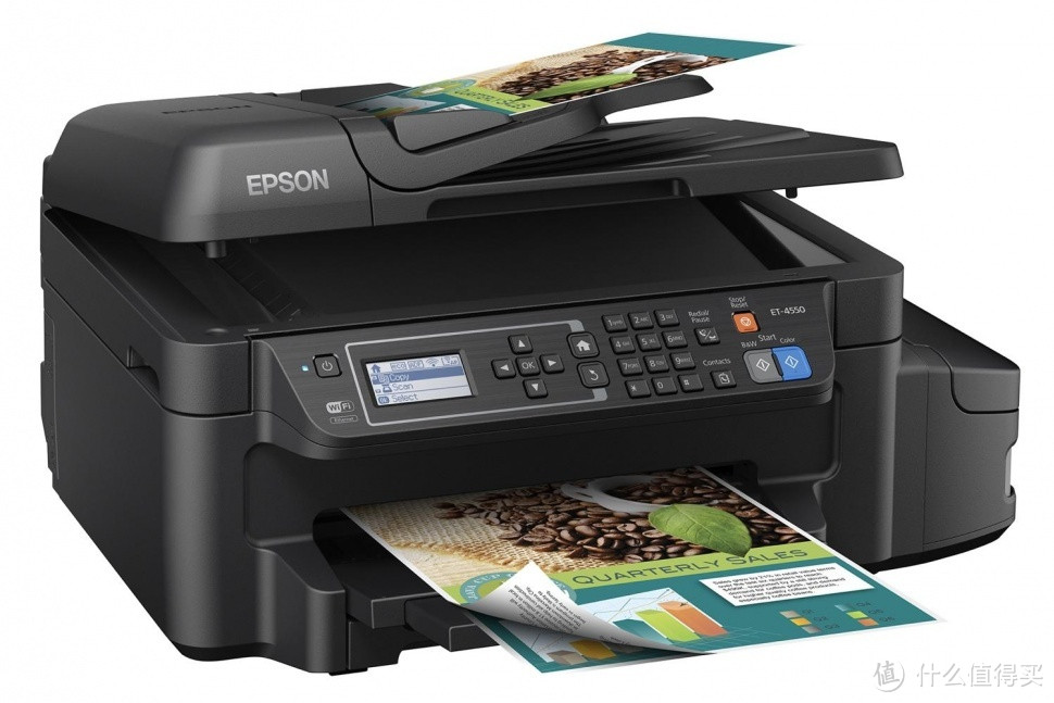 两年无需换墨盒：EPSON 爱普生 推出 Expression ET-2550 等5款EcoTank系列打印一体机