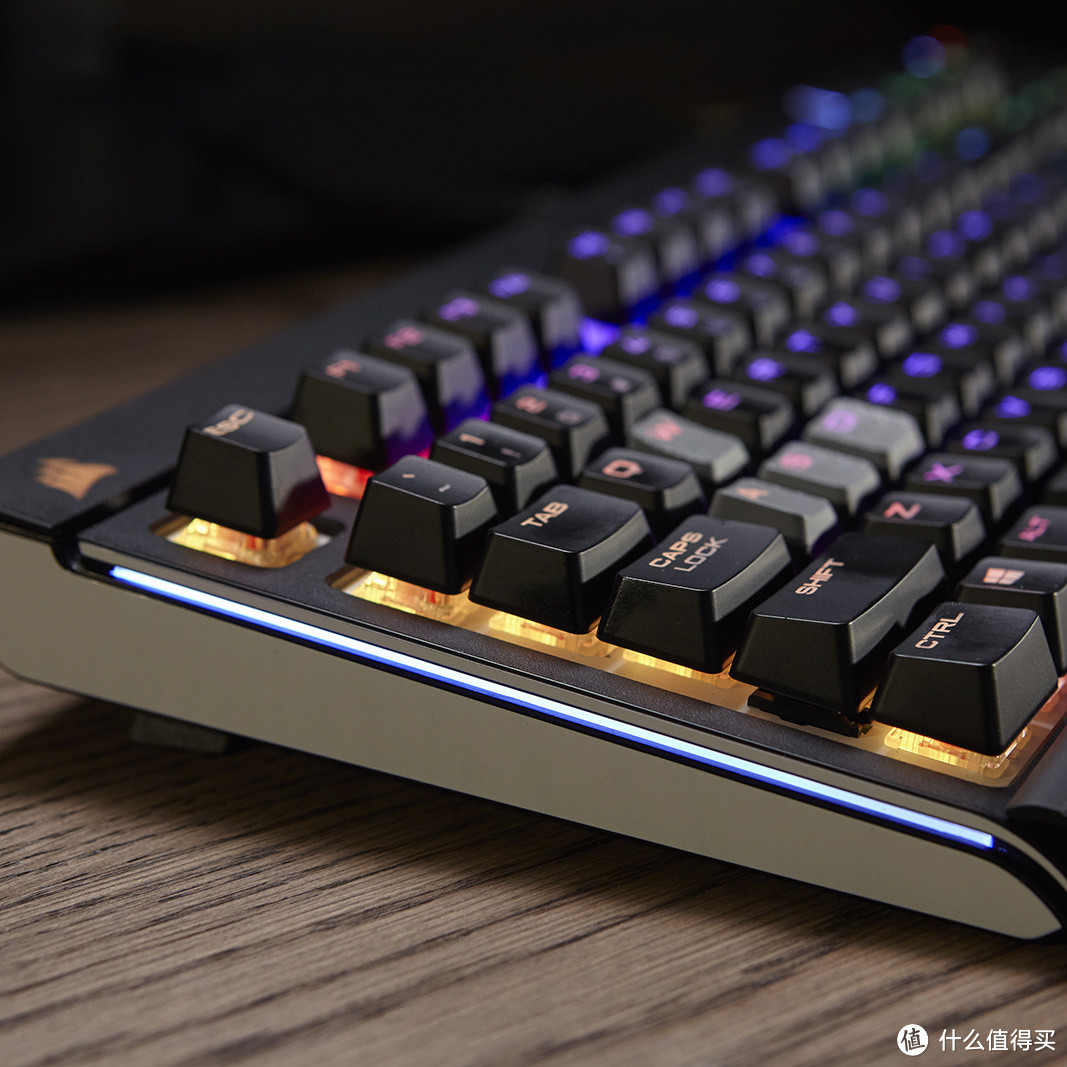 樱桃MX RGB轴也有静音版：CORSAIR 海盗船 发布 STRAFE RGB 系列 机械键盘