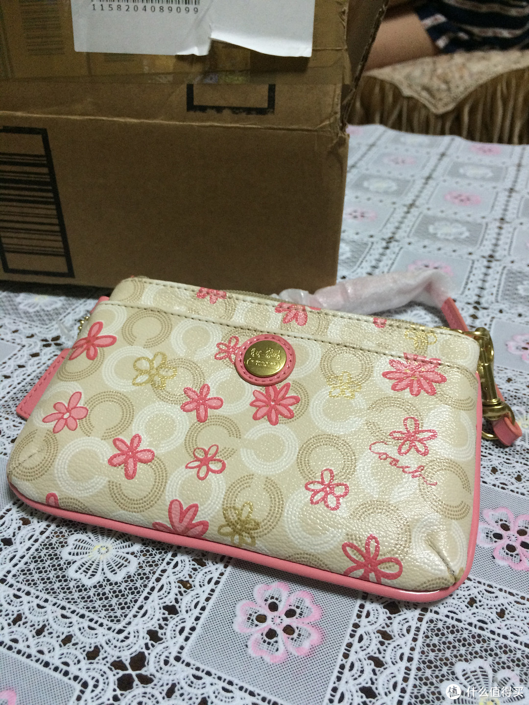 COACH 蔻驰 Waverly Spring Floral 女士手拿包