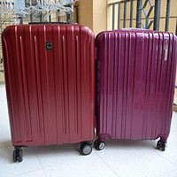 AMERICAN TOURISTER 美旅 vs Delsey 法国大使 24/5寸可扩展拉杆箱比较