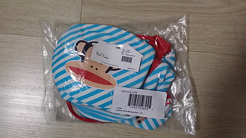 跪指压板也要晒：晒晒 Paul Frank 大嘴猴 Red Julius Stripe Bandeau Bikini 比基尼套装