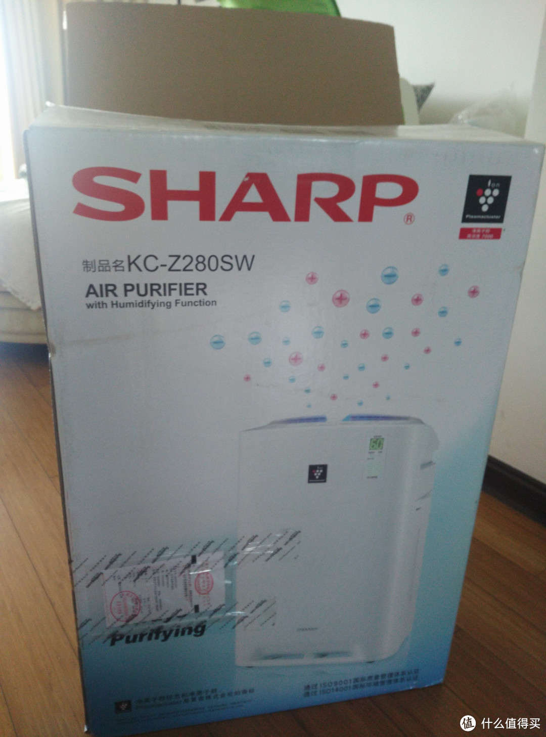 很好用的“负离子加湿器”  — SHARP 夏普 KC-Z280SW空气净化器