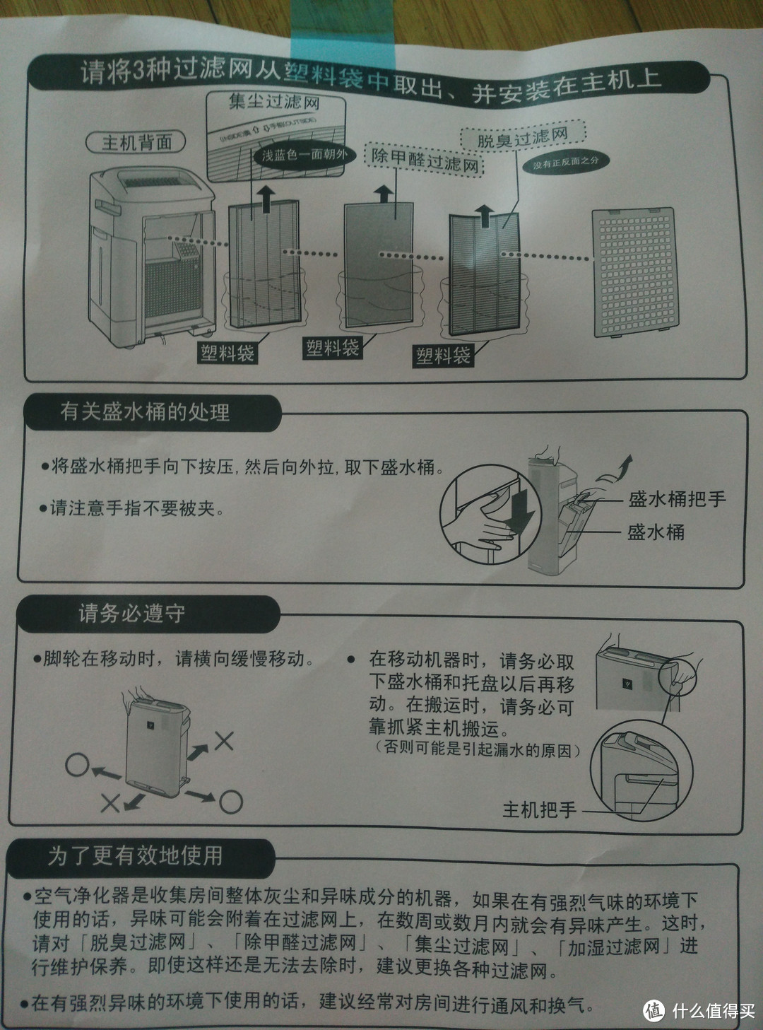 很好用的“负离子加湿器”  — SHARP 夏普 KC-Z280SW空气净化器