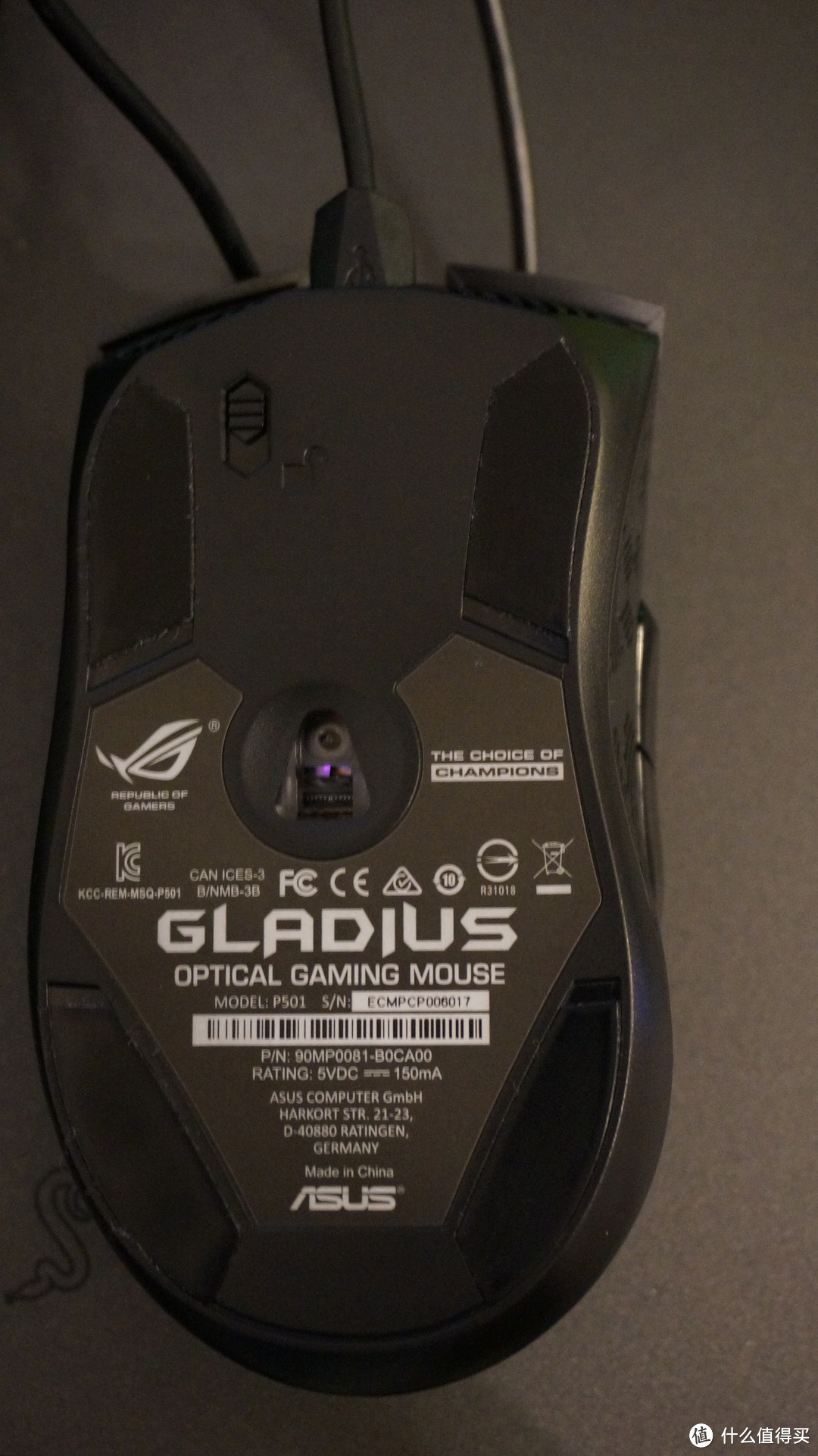 ASUS华硕 GLADIUS 电子竞技鼠标 使用感受