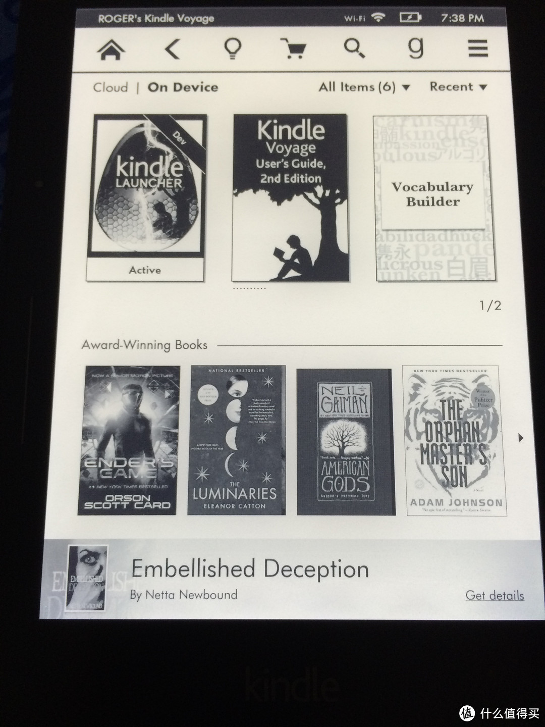 Kindle Voyage 简单开箱，及ROOT&拆机JAILBREAK