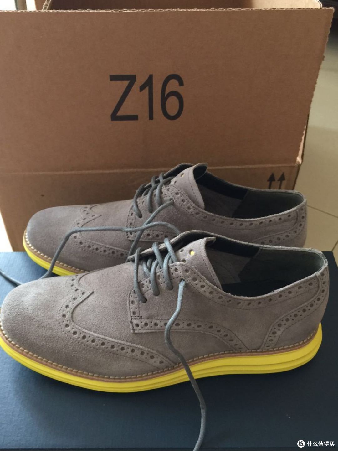 直邮 COLE HAAN Lunargrand Wingtip 男款真皮雕花牛津皮鞋 开箱