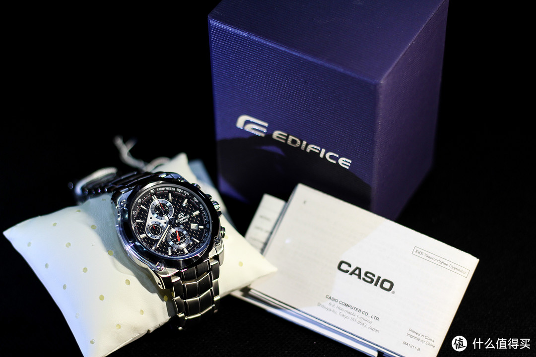 CASIO 卡西欧 EDIFICE系列 石英男表 EF-524SP-1A