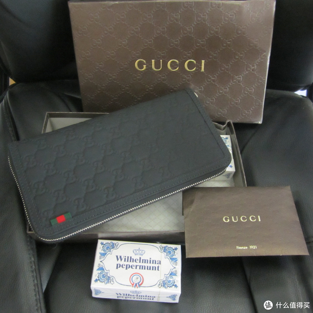 法国带回来的 Gucci 古驰 男款哑面钱包