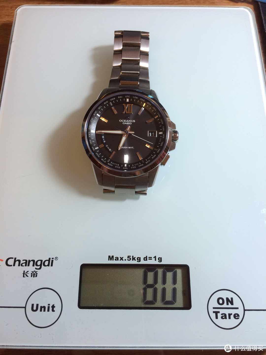 CASIO 卡西欧 OCEANUS OCW-T150-1AJF 男表