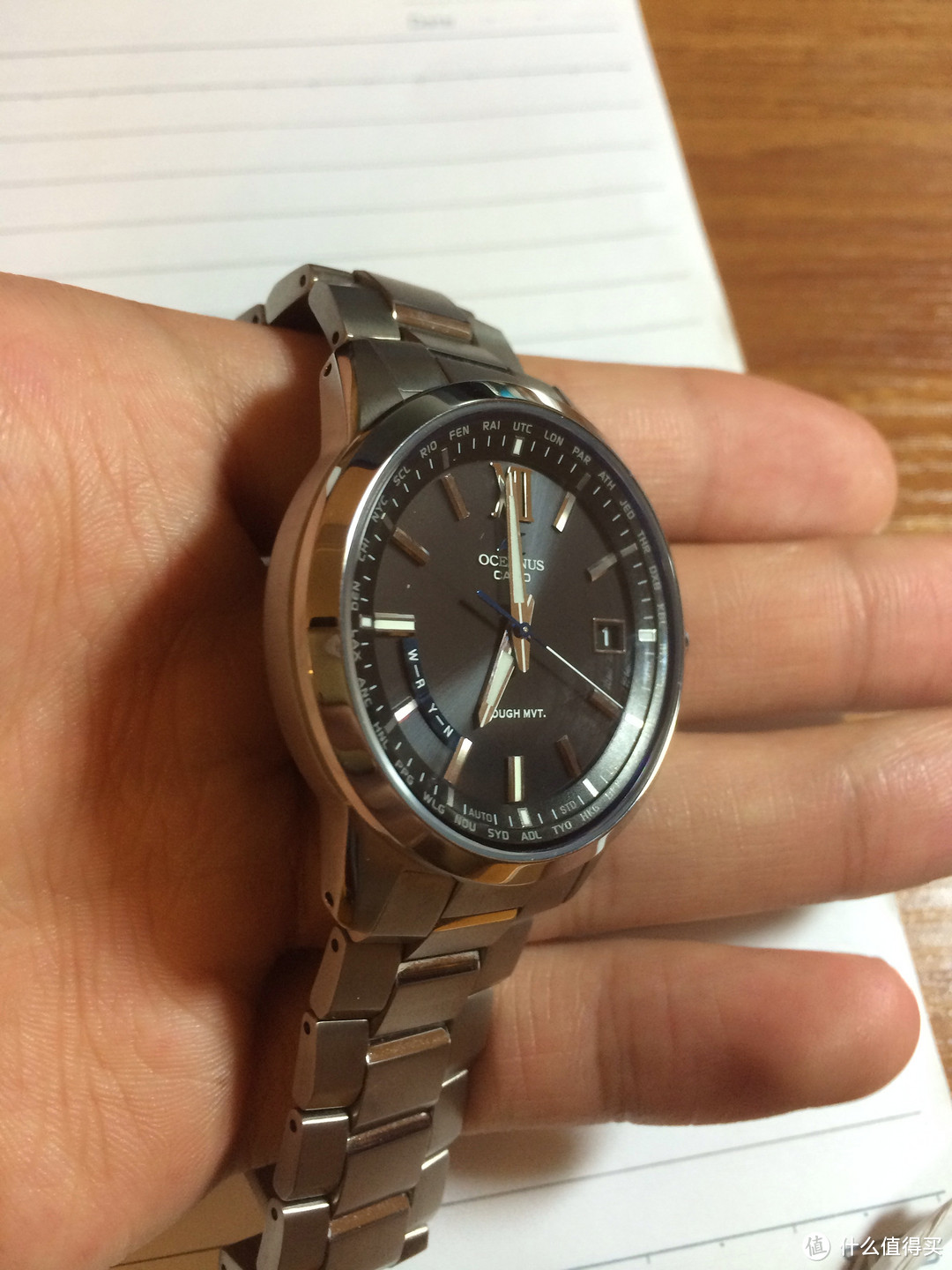 CASIO 卡西欧 OCEANUS OCW-T150-1AJF 男表