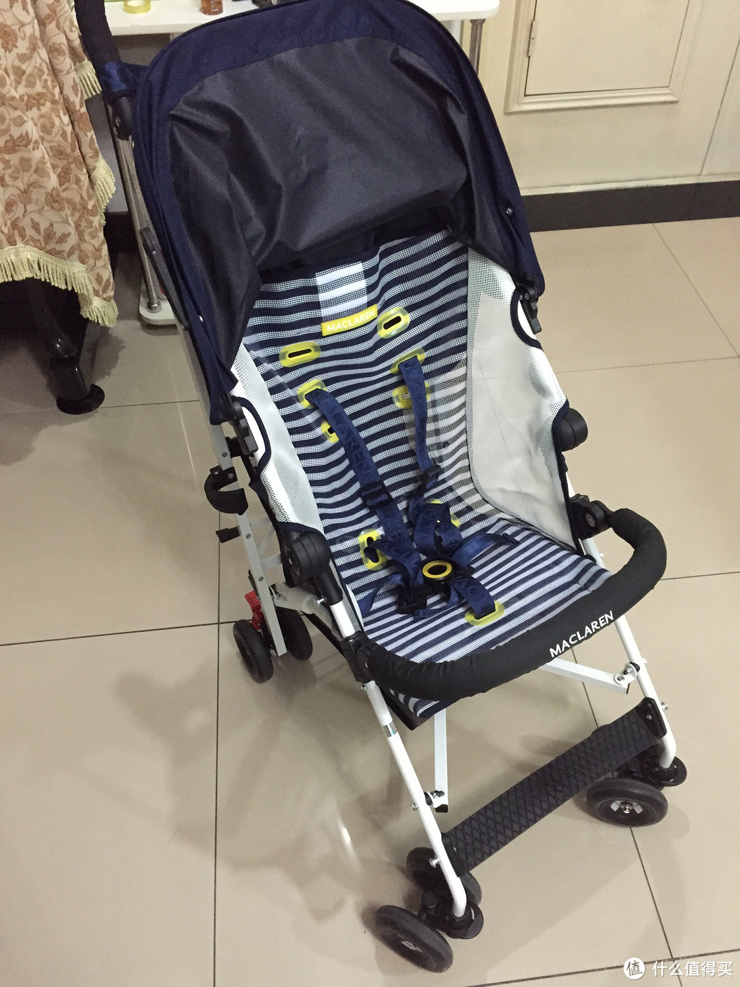 Maclaren 玛格罗兰 VOLO 弗瑞 蓝色条纹限量版 婴儿推车 开箱和购买历程