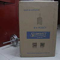 莎米特  PC材质 拉杆箱开箱感受(材质|容量|价格)