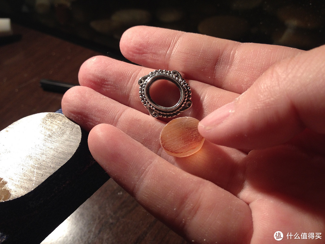 DIY琥珀戒指分享