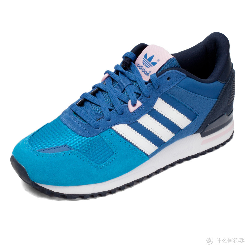 自古红蓝出"CP" adidas阿迪达斯 三叶草ZX700 女款休闲鞋开箱