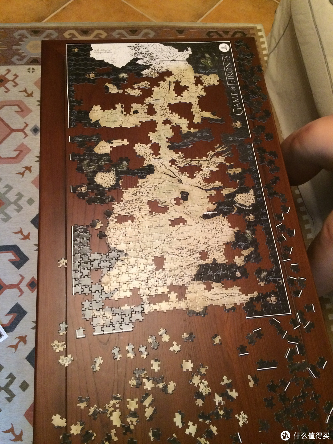 Game of Thrones：Westeros Puzzle 权力的游戏 维斯特洛大陆 立体多层拼图