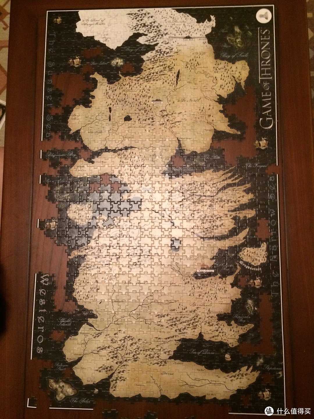 Game of Thrones：Westeros Puzzle 权力的游戏 维斯特洛大陆 立体多层拼图