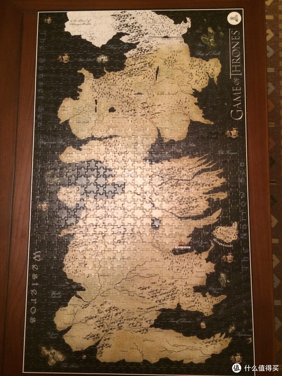 Game of Thrones：Westeros Puzzle 权力的游戏 维斯特洛大陆 立体多层拼图