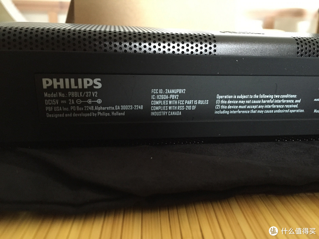 美亚直邮 Philips 飞利浦 Fidelio P8BLK/37 便携蓝牙音箱