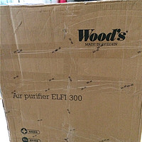 Wood\'s ELFI300 空气净化器外观展示(滤网|logo)