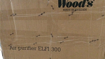 Wood\'s ELFI300 空气净化器外观展示(滤网|logo)