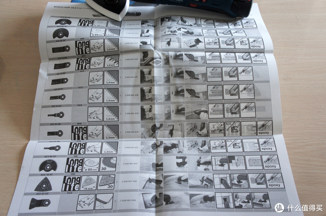 BOSCH博世 GOP10.8V-LI充电式多功能打磨机开箱及博世充电式电动工具选购建议