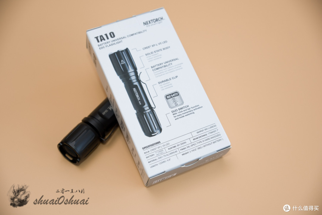 各种电池通吃的吃货 — NEXTORCH 纳丽德TA10
