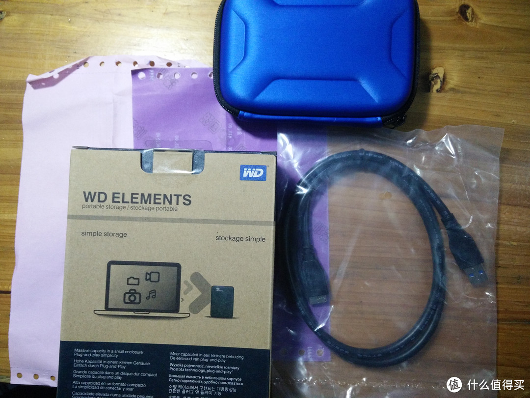 WD 西部数据 Elements 2.5英寸 1TB移动硬盘 开箱