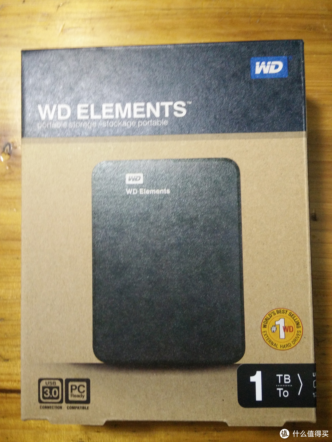 WD 西部数据 Elements 2.5英寸 1TB移动硬盘 开箱