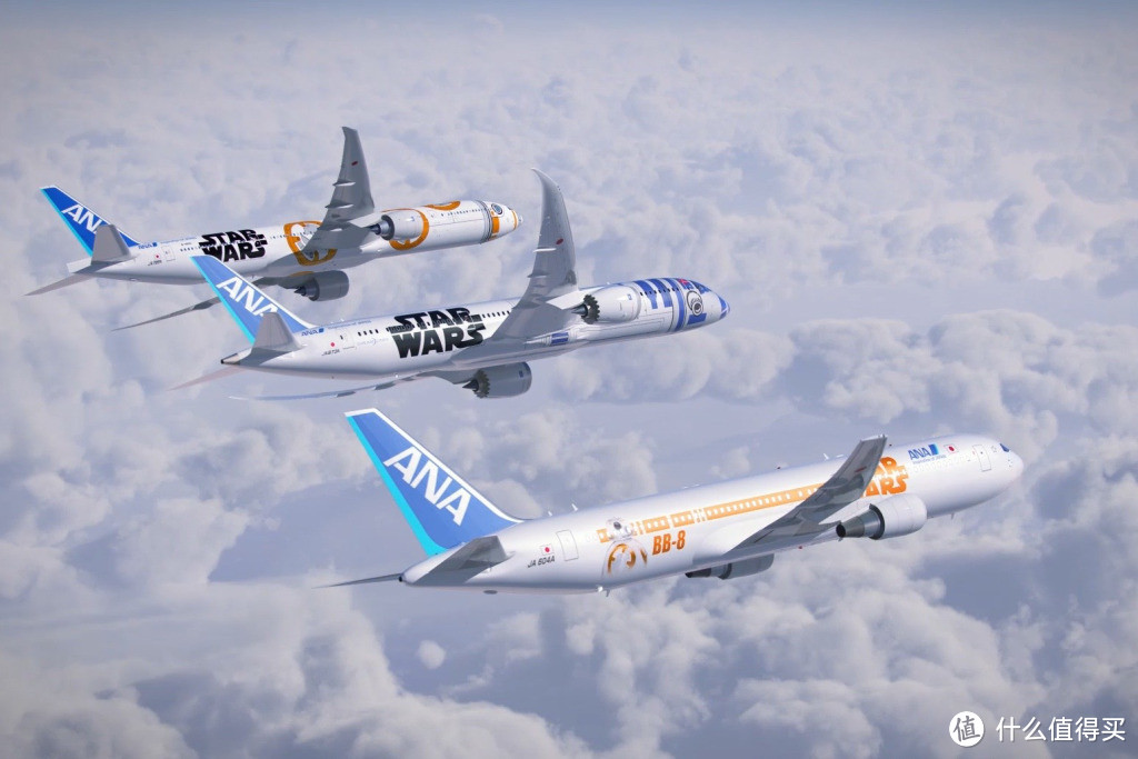 以BB-8及R2-D2为素材：ANA航空 发布 两款全新星战题材涂装飞机