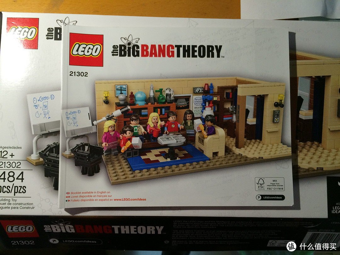 终于到手，人生第一个乐高：LEGO 乐高 IDEAS系列 21302 The Big Bang Theory 生活大爆炸