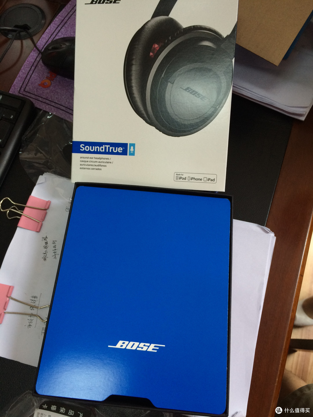 亚马逊819 699元 Bose SoundTrue 黑色耳罩式耳机开箱