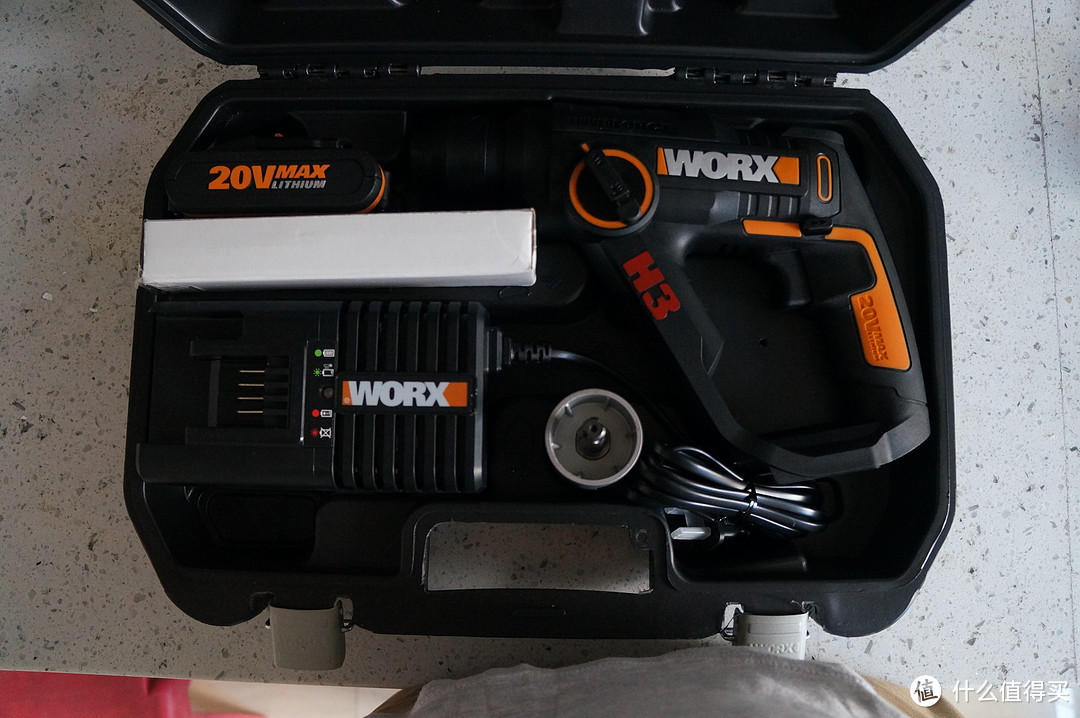 威克士 轻型充电锂电电锤 wx390 开箱晒单
