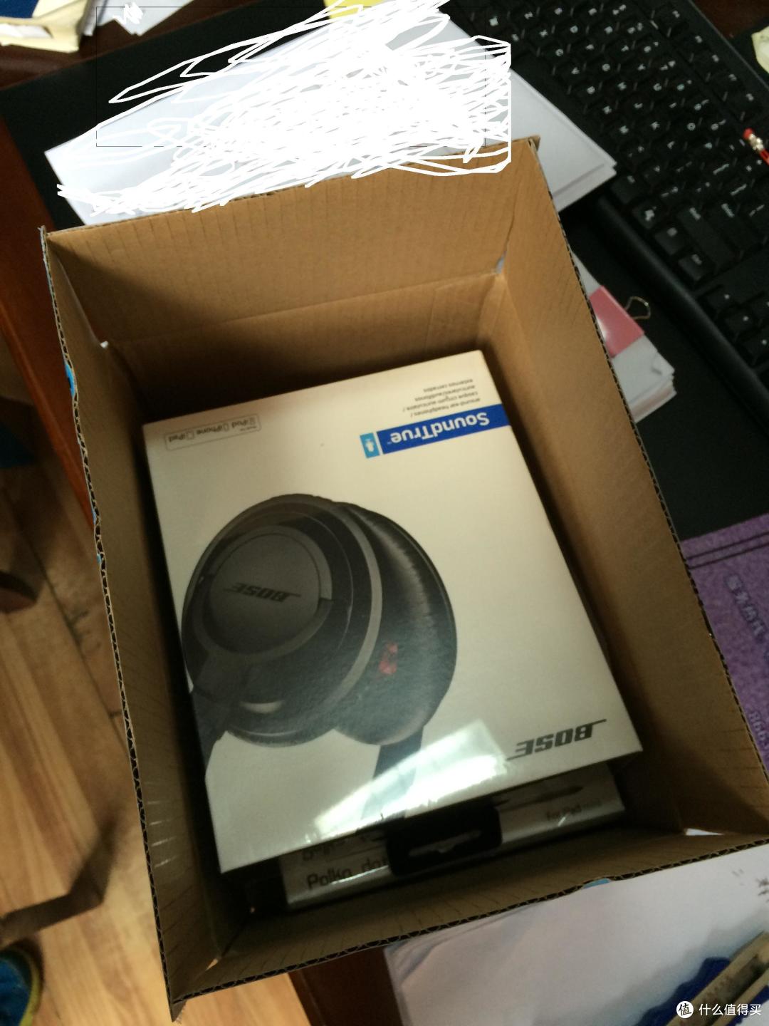 亚马逊819 699元 Bose SoundTrue 黑色耳罩式耳机开箱