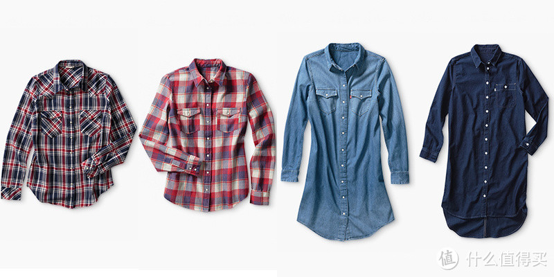 涵盖多种品类服饰：Levi's 李维斯 推出 全新700系列牛仔女裝