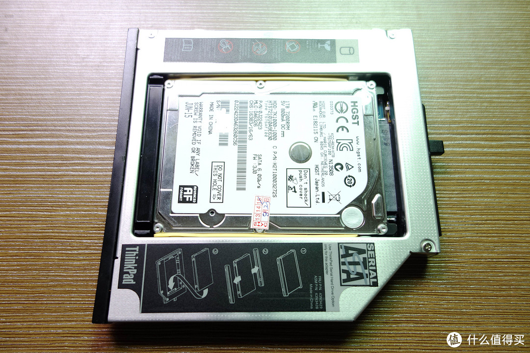 HITACH 日立 2.5寸机械硬盘晒单及光驱位硬盘升级