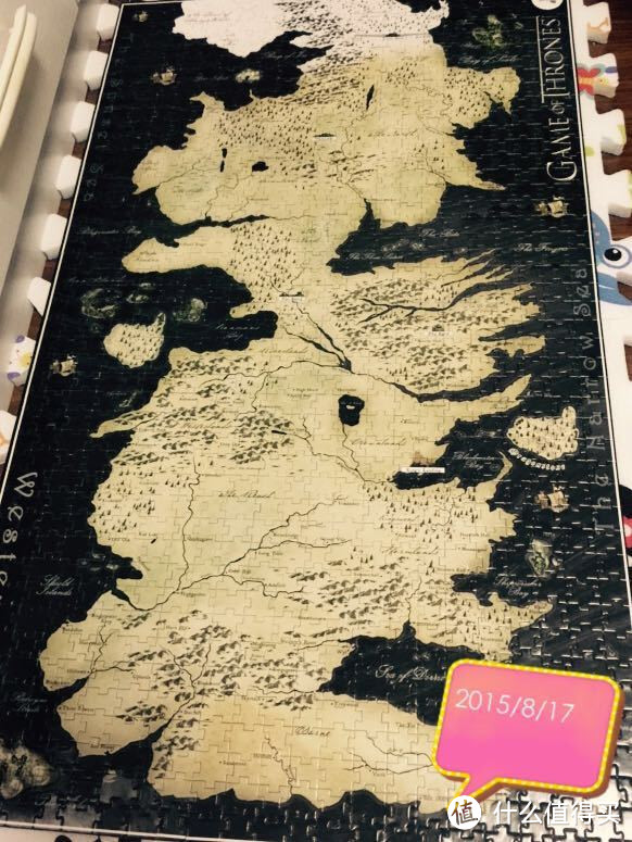 Game of Thrones: Westeros Puzzle 权力的游戏 维斯特洛大陆 拼图成果展示