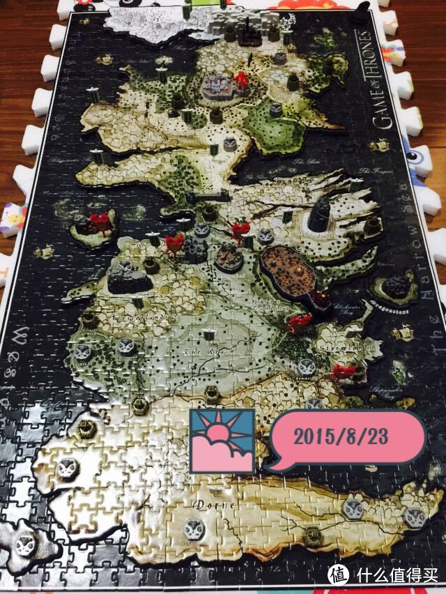 Game of Thrones: Westeros Puzzle 权力的游戏 维斯特洛大陆 拼图成果展示