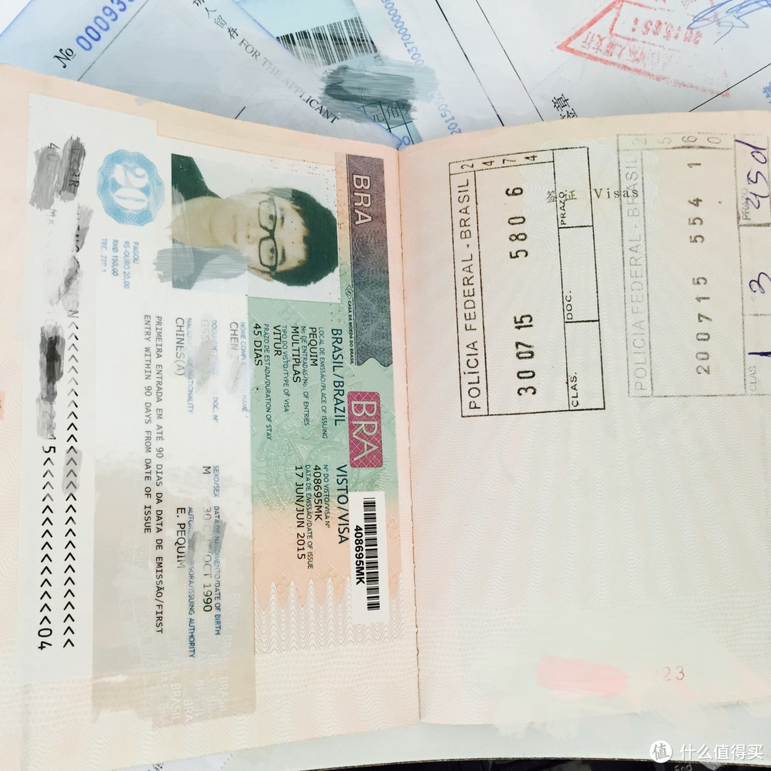 签证、机票、行程